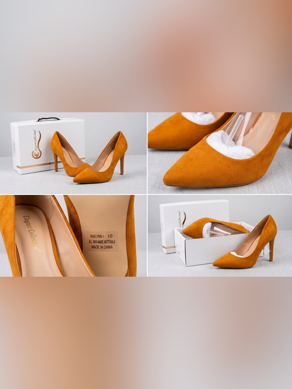 NIB Elegant Collection Raelynn Pointed Toe Pumps - Size 10